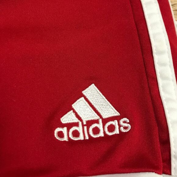 Adidas Clima365 Red Elastic Drawstring Men Shorts L - Picture 7 of 8